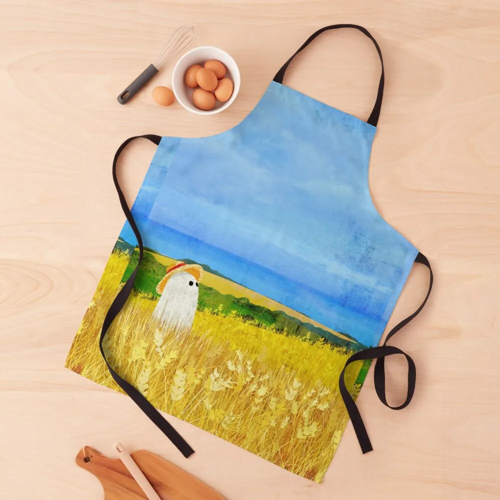 

There's a Ghost in the Wheat Field Apron kitchen for girls