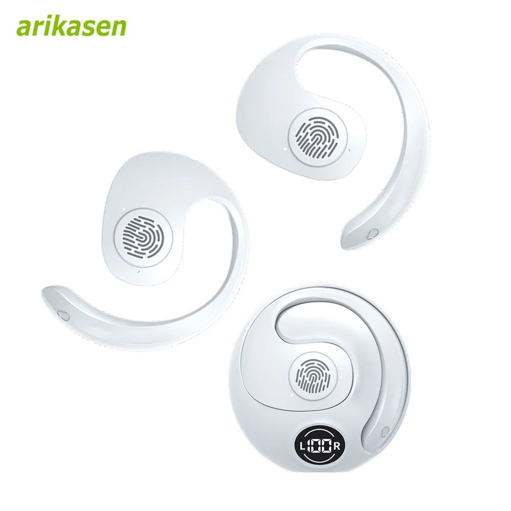 Auricolari Wireless Cuffie Bluetooth Sport 2023 Bluetooth 5.3 Auricolari Stereo Auricolari Aperti Auricolari Con Ganci Per L'Orecchio Microfono Per Al