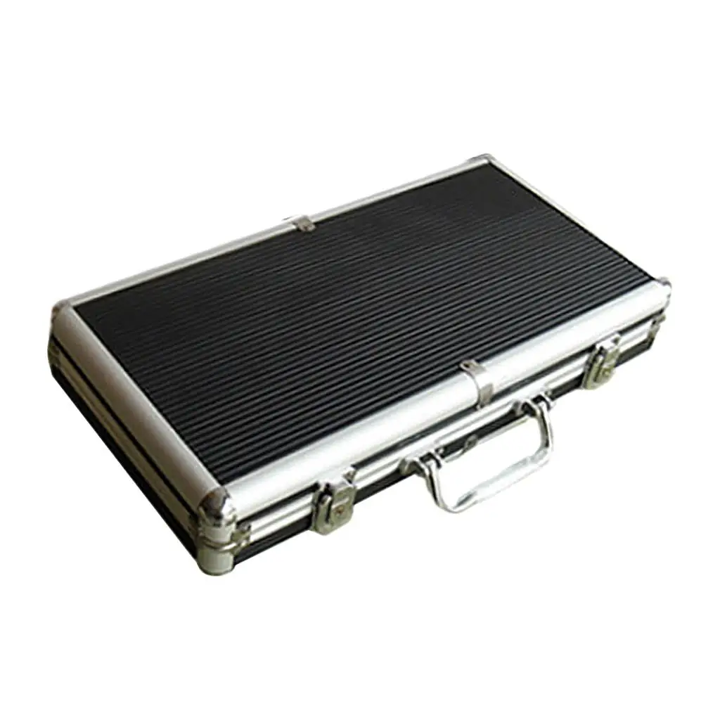 Poker Chip Carrier (300 Count) Poker Chip Case Made of Aluminum Alloy