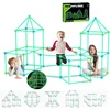 Children's 3D Glow Construction Toy Fort Building Kit Play Tent Fortress Child Game Tents Fort Build Indoor/Outdoor Toys Gift 1