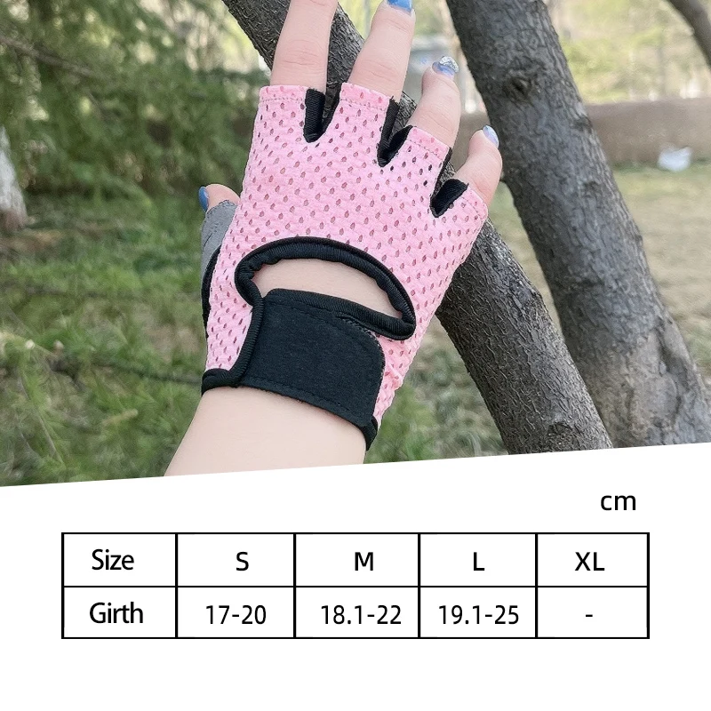 Fitness Cycling Gloves Women Men Spring Summer Fingerless Gloves Anti-Sunburn Breathable Sports Yoga Anti-Wear Weightlifting 2