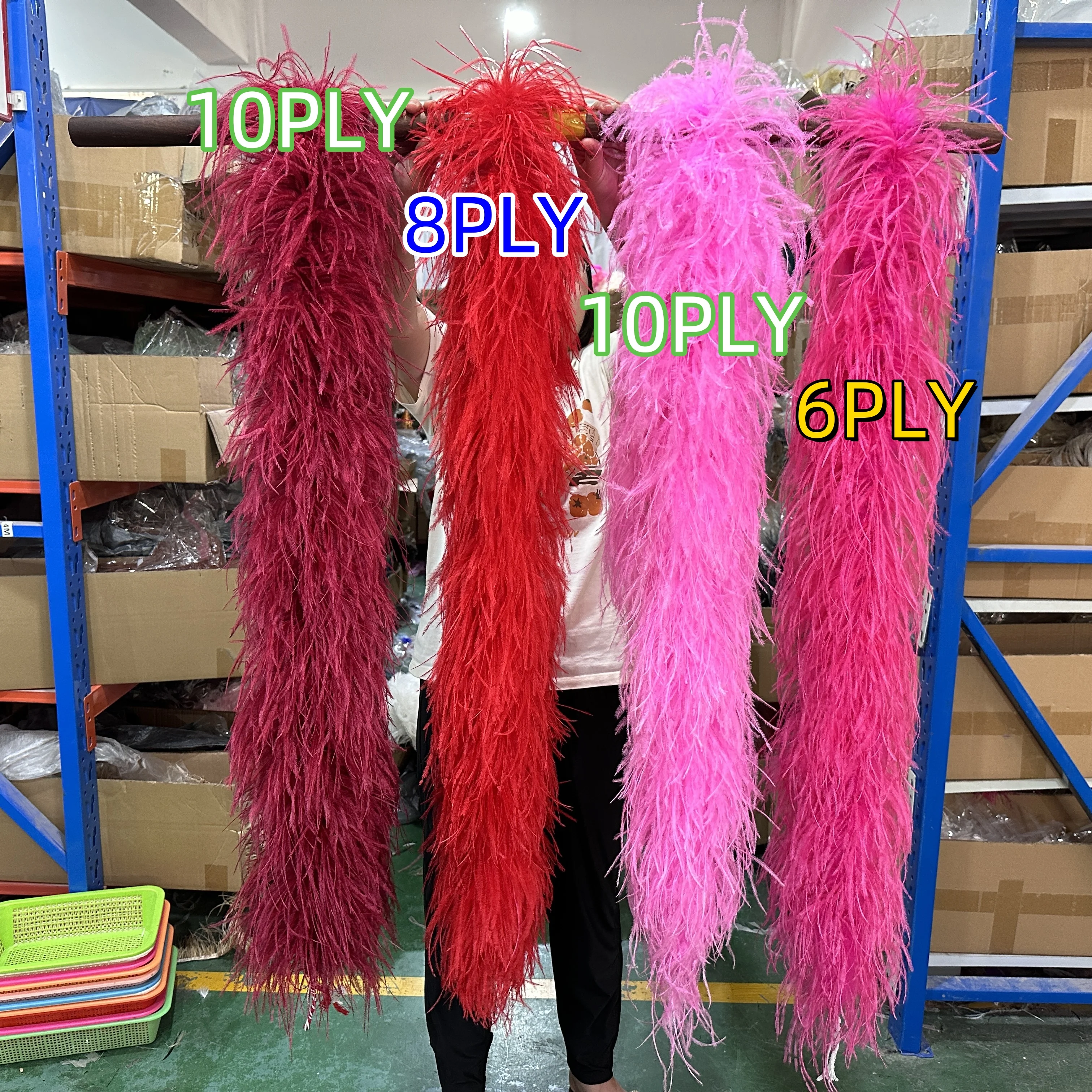 Neotrims Marabou & Struzzo Piuma Boa Pelliccia Sciarpa, Per Festa - Foto 9