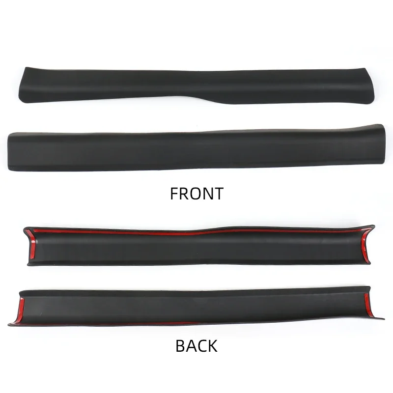 Front Rear Door Sill Protector Tesla Model 3 Guard Anti-Scratch Cover Model3 TPE Protection Interior Accessories door sill sticker door sill plate