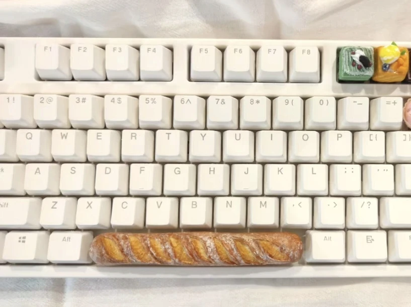 Eixo Cruzado, Teclado Mecânico, Amarelo Espaço Bar
