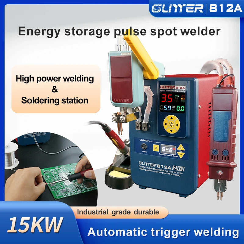 Mission korrekt Forladt 15kw 2500a Glitter 812a Aluminium To Nickel Spot Welding Machine Capacitor  Inverter Energy Storage Pulse Spot Welder - Spot Welders - AliExpress