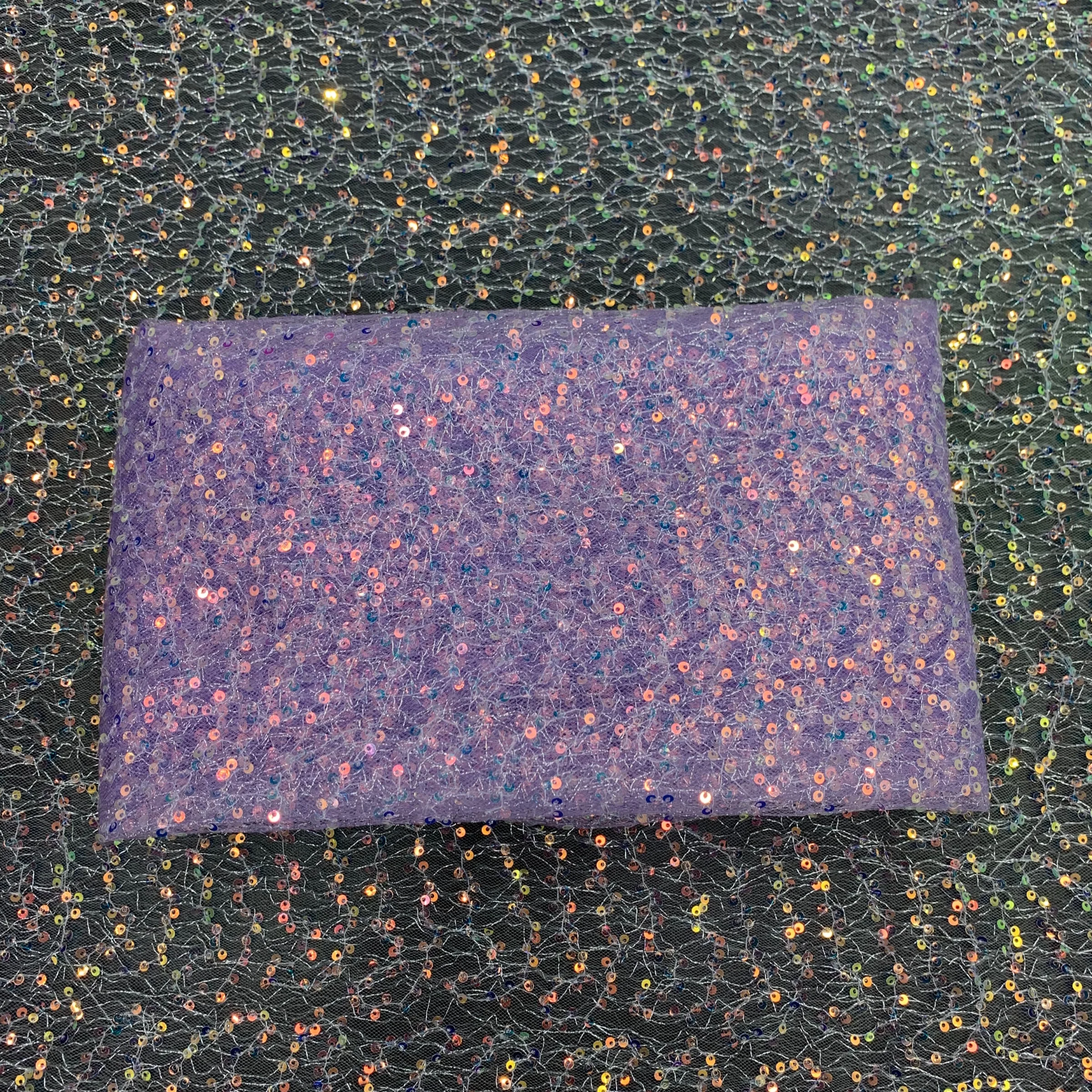 Sequin fabric materials for wedding dresses and party dresses, starry sequin embroidery fabric for design sequins jacquard lace fabric