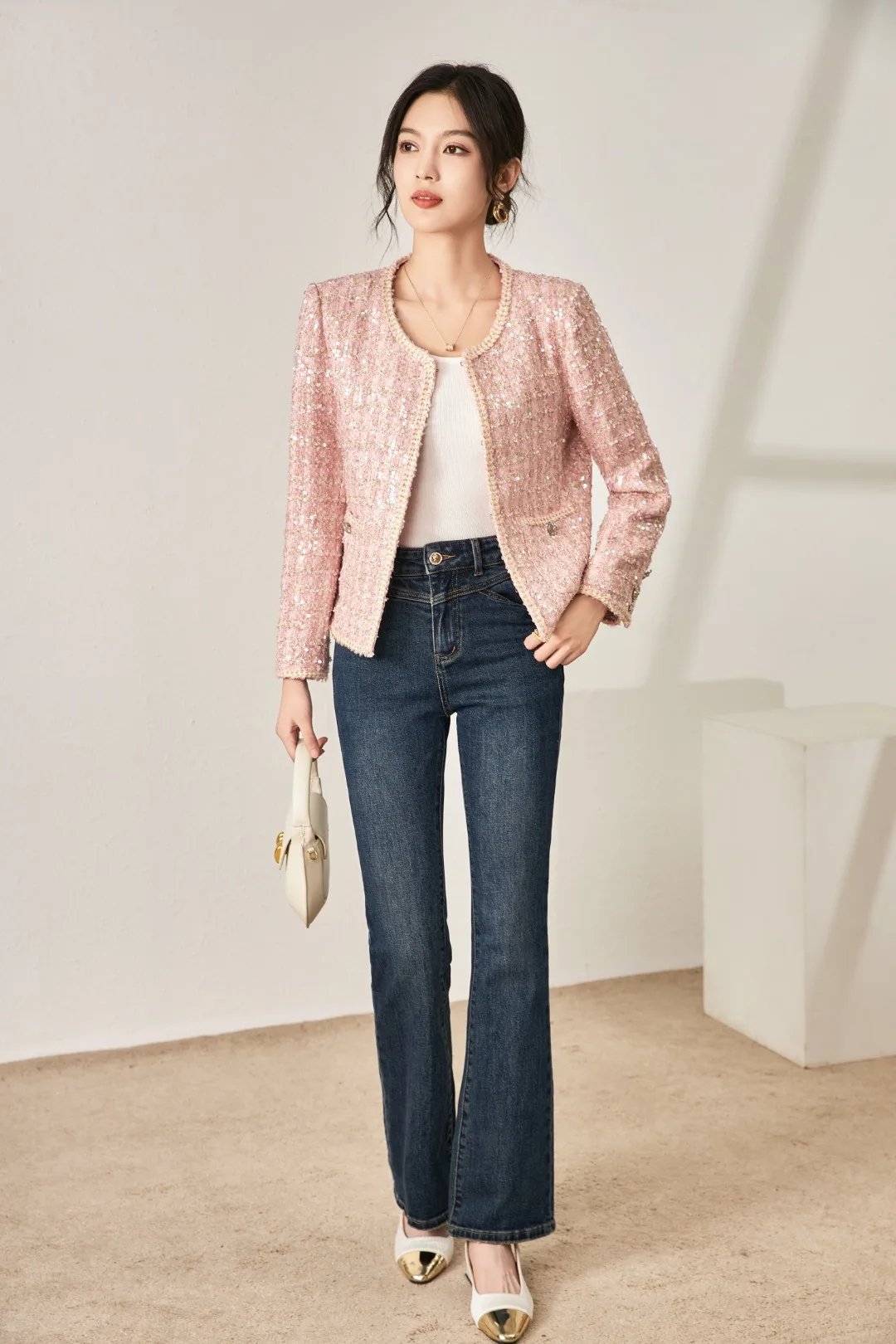 

2023 Autumn/Winter Fashion New Women's Clothing Sequins Jacket 0912