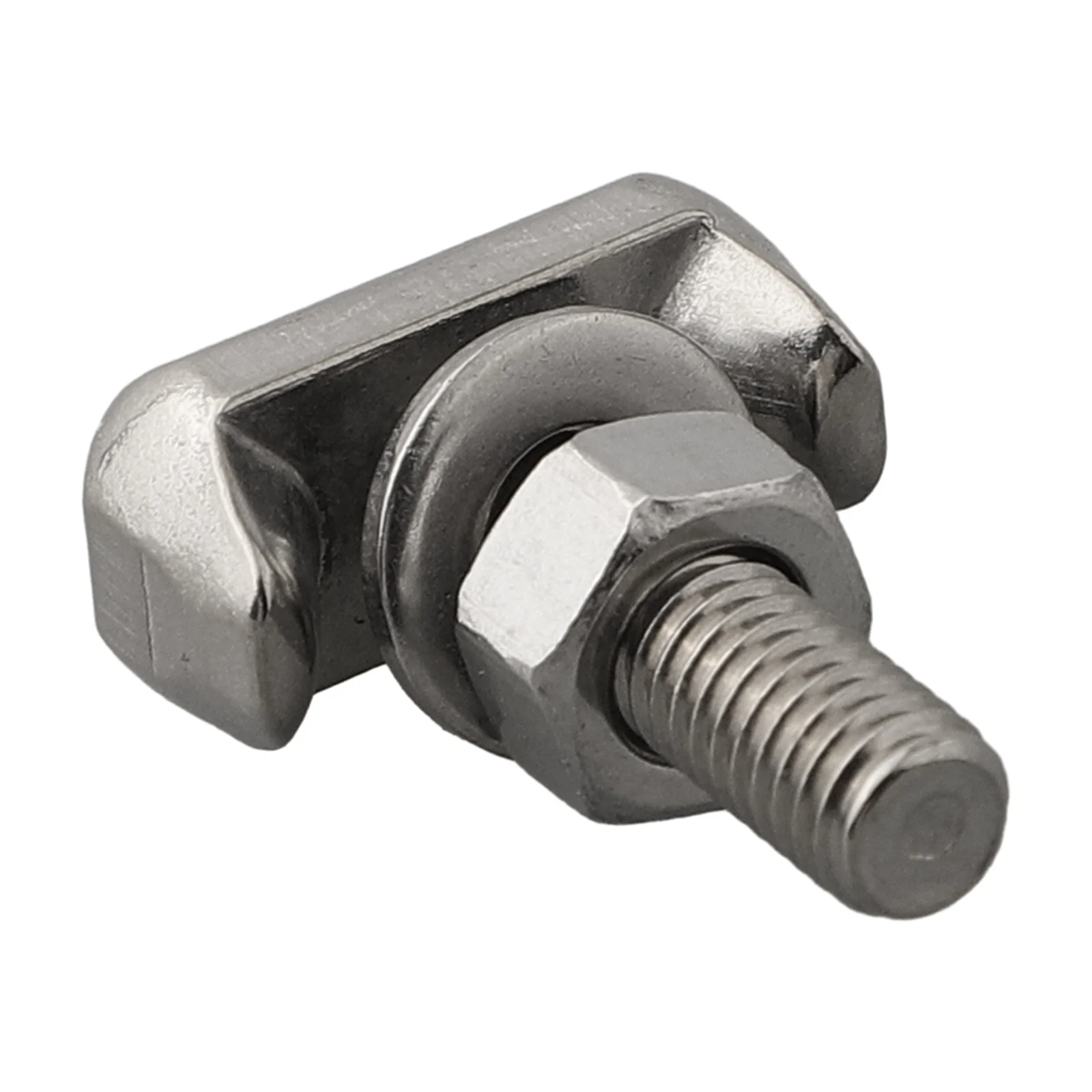 Electrical Wire Terminal T-Bolt Stainless Steel Battery Terminal Connectors Cable Screw Battery Terminals T-Bolt Screw Connector Car Accessories