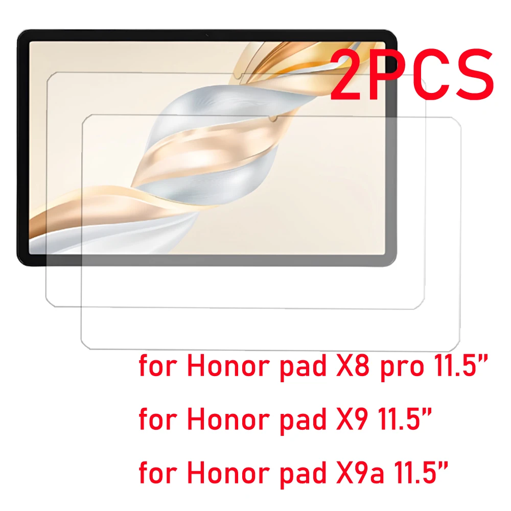 Premium 2-Pack Tempered Glass Screen Protector for Tablets - Durable and Crystal Clear Protective Film