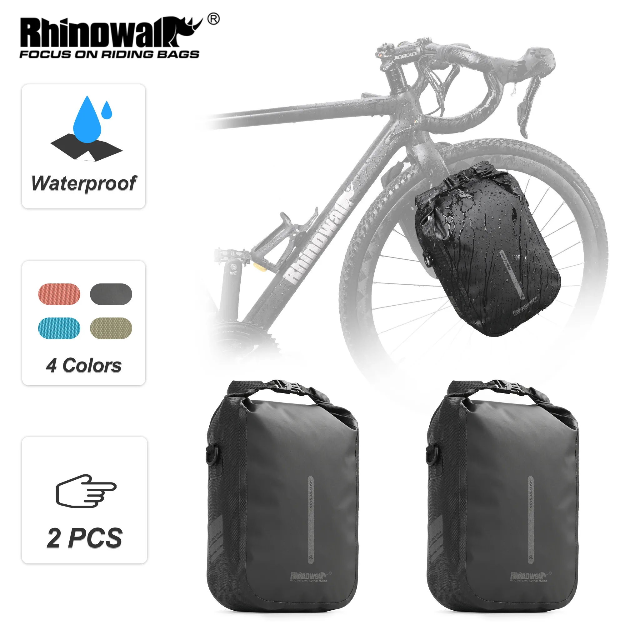 GORIX Borsa Anteriore Per Bici Da Ciclismo Manubrio