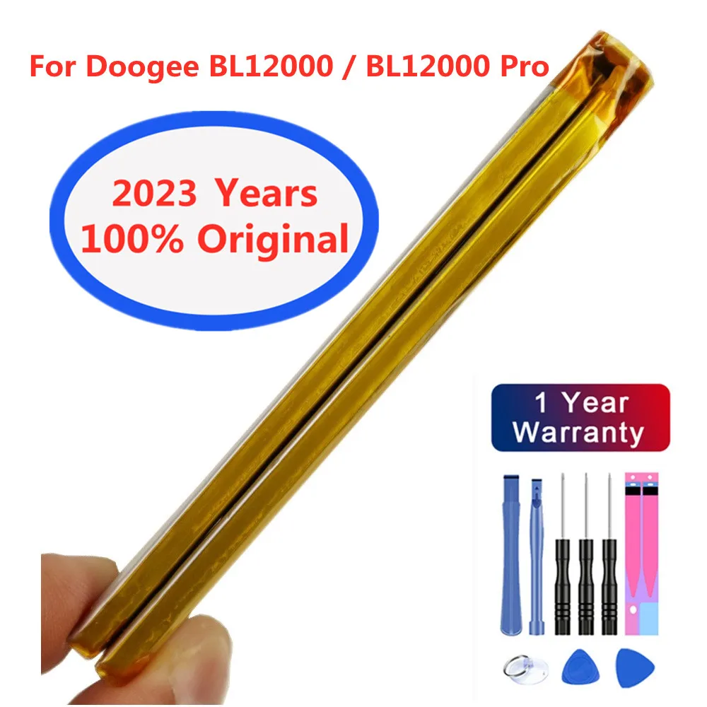 

2023 Years 100% Original Battery For Doogee BL12000 / BL12000 Pro Mobile Phone 12000mAh High Capacity Battery + Tools