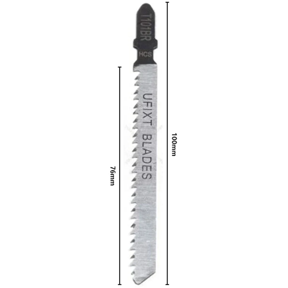 5PCS/set Jigsaw Blades T101BR Soft Wood Sawblade Woodworking Tools 100mm Accessories Fits Power Tool Parts HCS