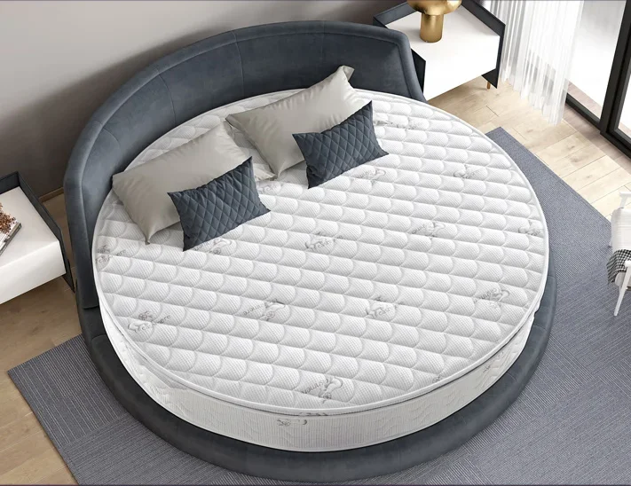 Best Sell on Amazon Comfort Elastic Five Star Premium Hotel Sleep Well Memory Foam Pocket Spring Round Bed Mattress