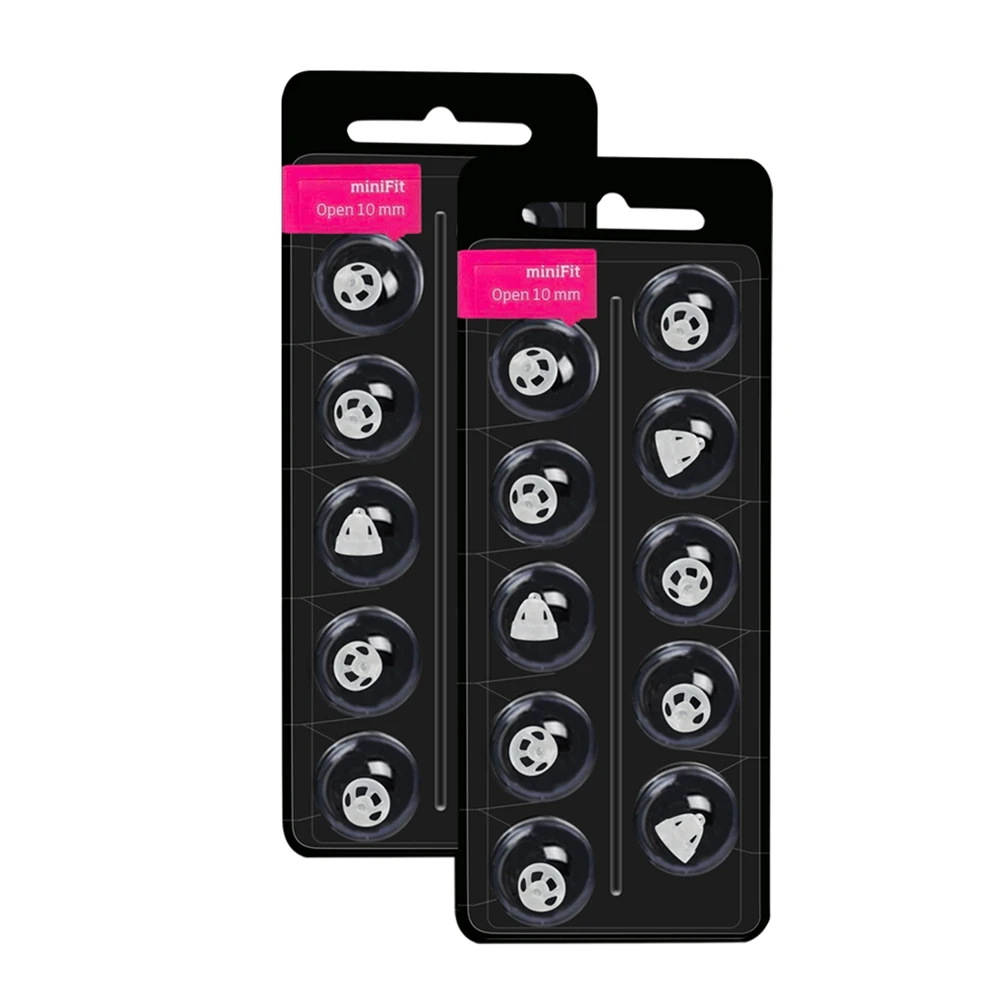 2 Packs 10mm Open