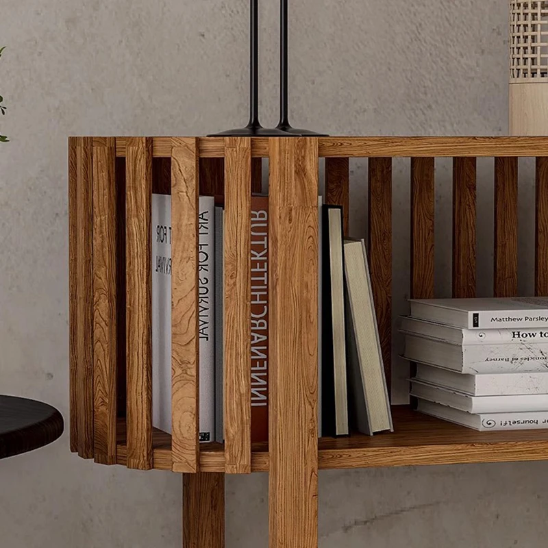 Tavoli consolle da ingresso Wabi Sabi Design minimalista Soggiorno Consolle portaoggetti Tavoli rustici semplici Mesa Consola Mobili per la casa - immagine 4