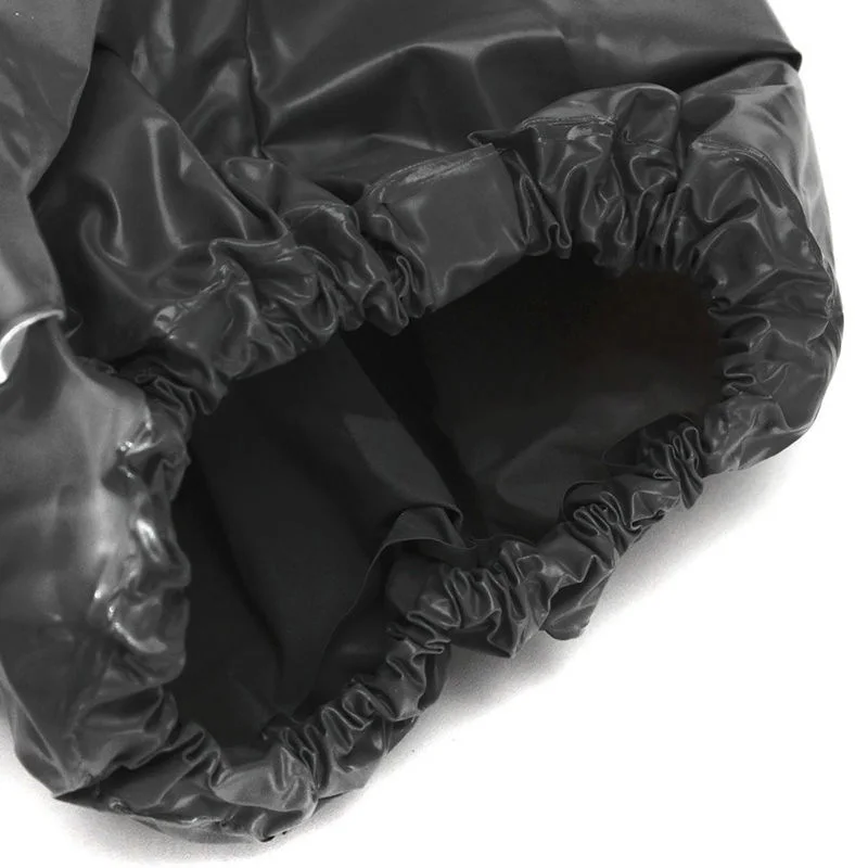 1Set Sauna Top Pants Suit for Weight Loss Waterproof Windproof Sweat Tracksuit Elastic Openings Fat Burning Sports Fitness