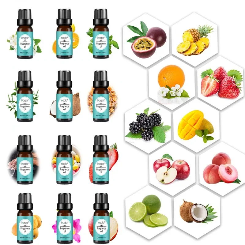 Essential Oil Flavoring Organic Essential Oils Fragrance Oil 10ML Aromatherapy Candle Essential Oil Household Bedroom Space Perfume Diffuser