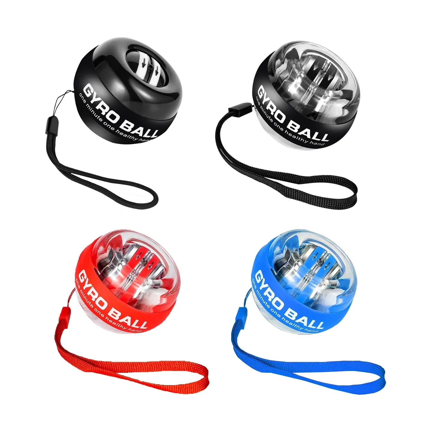 

Fitness Auto Self Start Hand Fore Arm and Wrist Strengthener Gyro Wrist Power Ball Power Wrist Ball