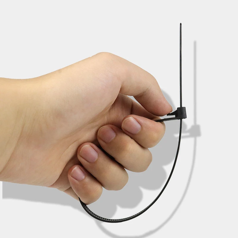 Description Picture 4 of item50-Pack Removable Loop Nylon Cable Ties Self-Locking Plastic Band Fasteners Cable Ties Reusable Nylon Cable Ties