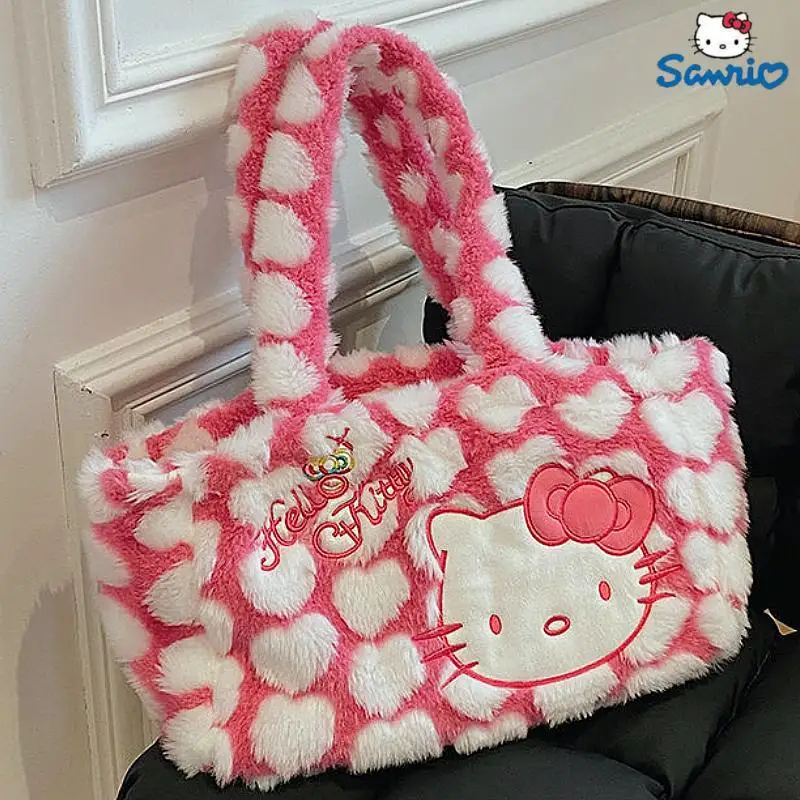 

Miniso симпатичная сумка Hellokitty на одно плечо 2023 Новинка модная сумка-тоут Jk Кэти классная сумка на одно плечо для поездок Рождественский подарок