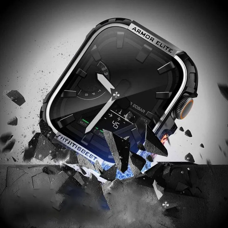 Titanium Protective Case with Glass Film