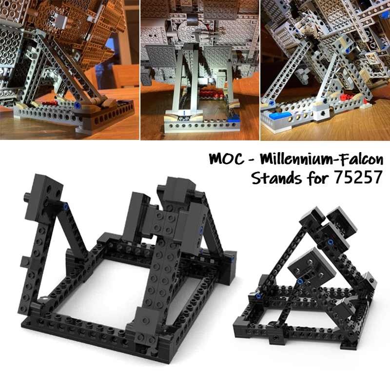 Lego Moc Lego Millennium Falcon 75257 Stand Instructions Moc 75105