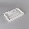 Hotel Model Room Bathroom Tray Cake Tray Home Cosmetics Cloud White Splicing Natural Marble Stone Square Tray 2