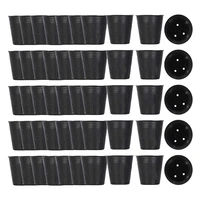 500Pcs Nursery Pot Plastic Plant Propagation Container Grow Bag Garden Supplies 8Cmx8cm 1