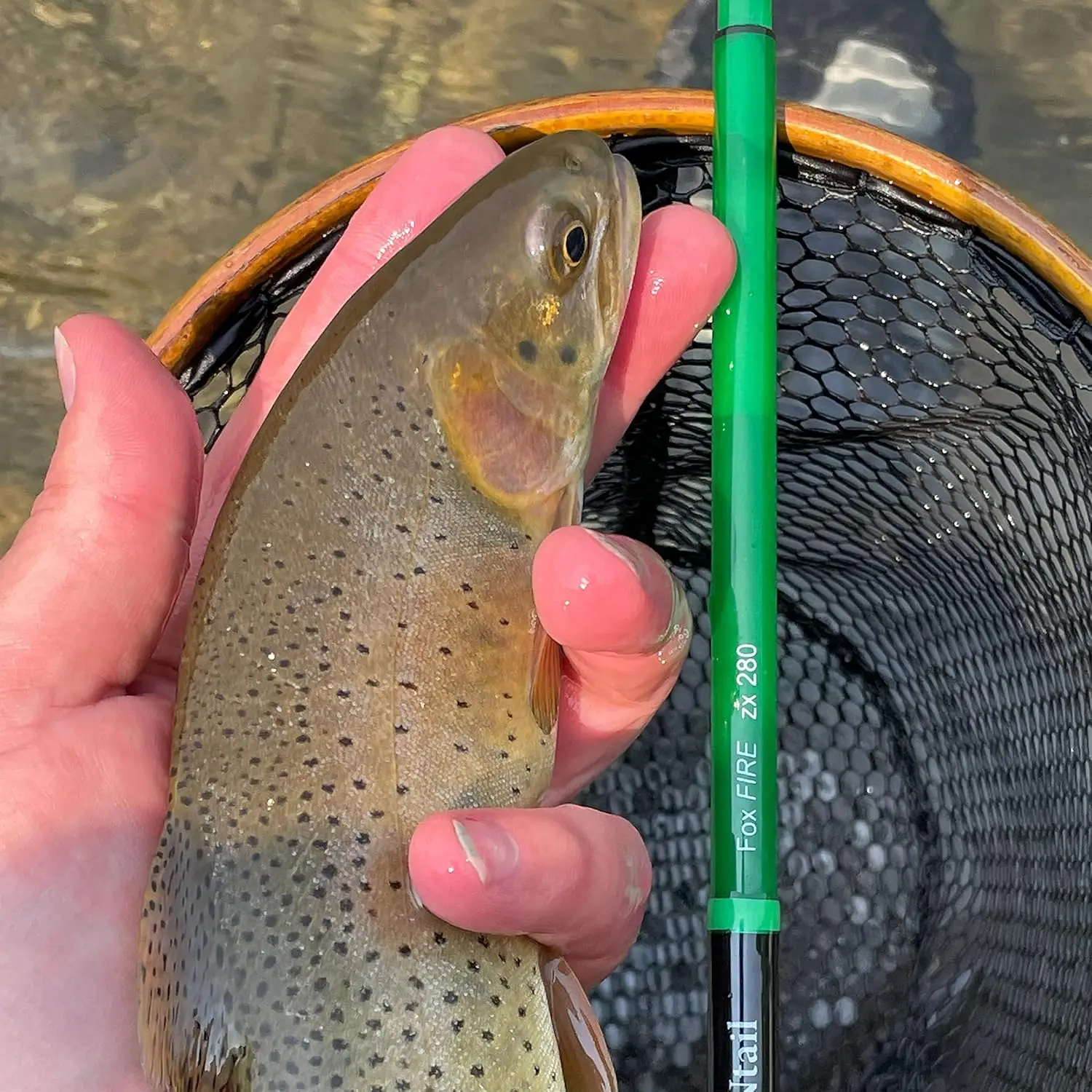 Foxfire zx280 Zoom Fiberglass-Hybrid Tenkara Rod