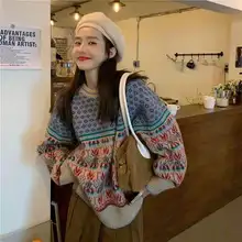 

Winter Womens Sweaters Fall 2021 Women Clothing Knitted Loose Sweater Knitting Wool Oversize Pullover Woman Sweaters Girls Thick