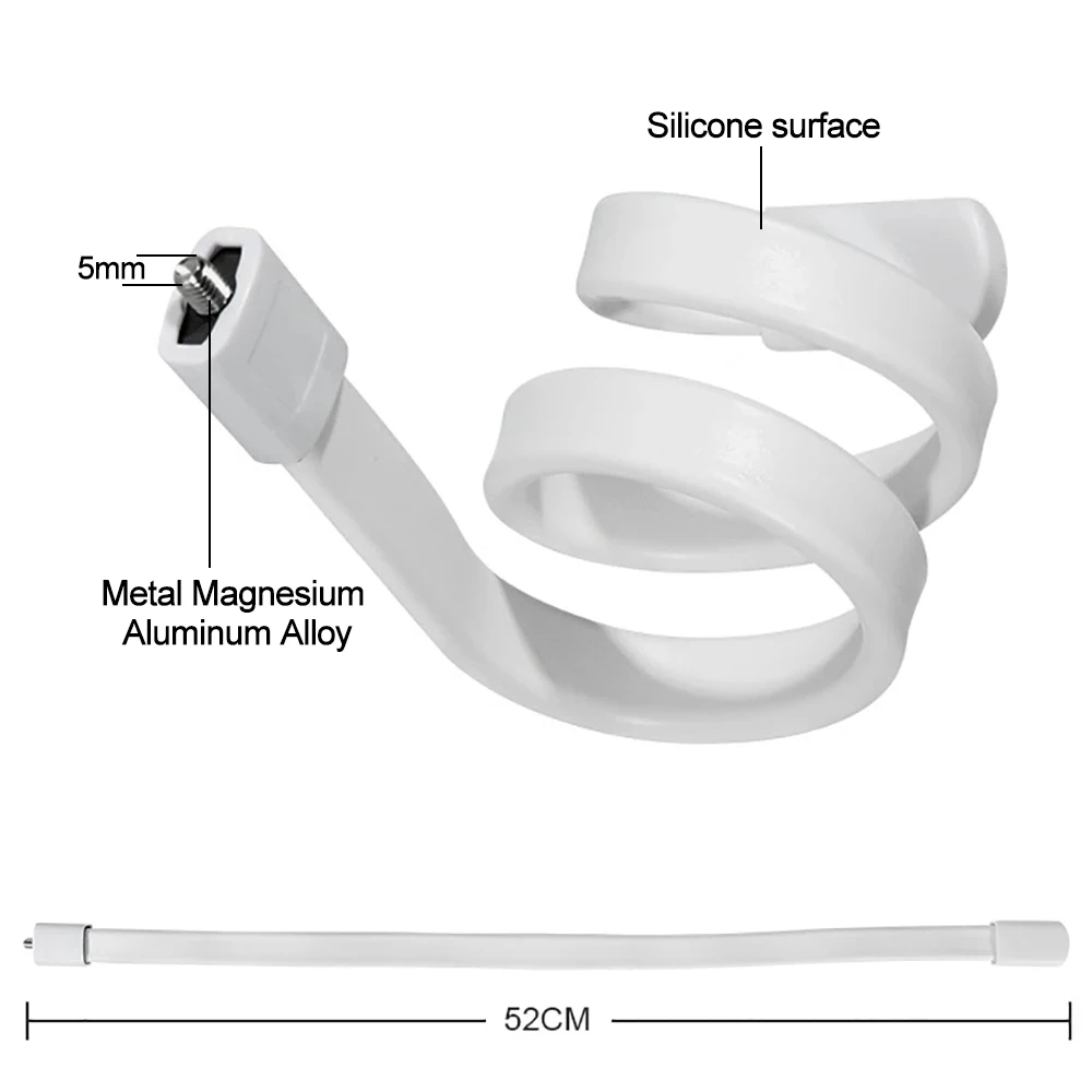 Thread Gooseneck Camera Holder Stand Multifunctional Silicone Adjustable Bracket for Baby Monitor