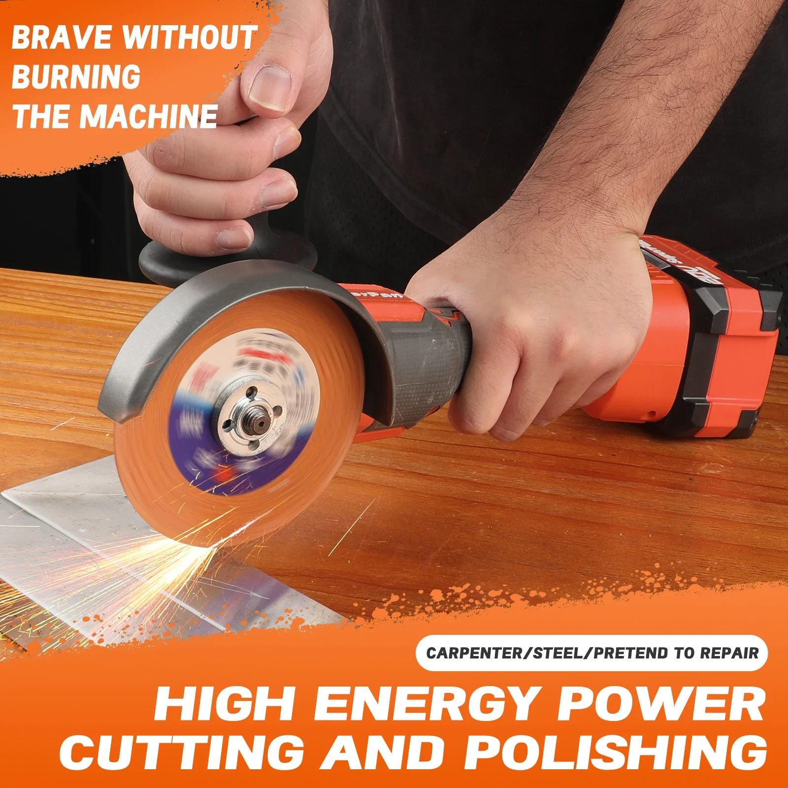 Universal Power Tools Grinder Tool Wireless Power Tools Electric Trimmer Grinder Brushless Sander Angle For MAKITA Batteries