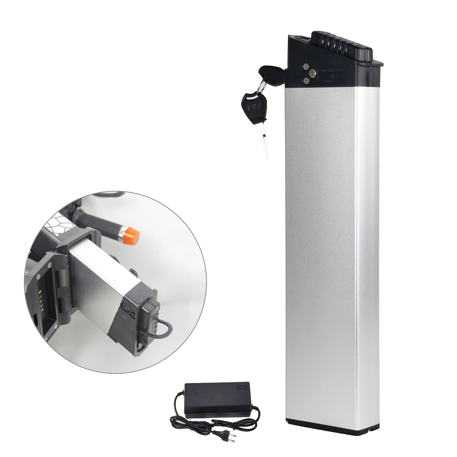 48V 14Ah Batteria Pieghevole Ebike 12.8Ah 10.4Ah Per Samebike Lo26 20Lvxd Engine Pro Mx01 Bicicletta Elettrica Dch-006 18650 Akku