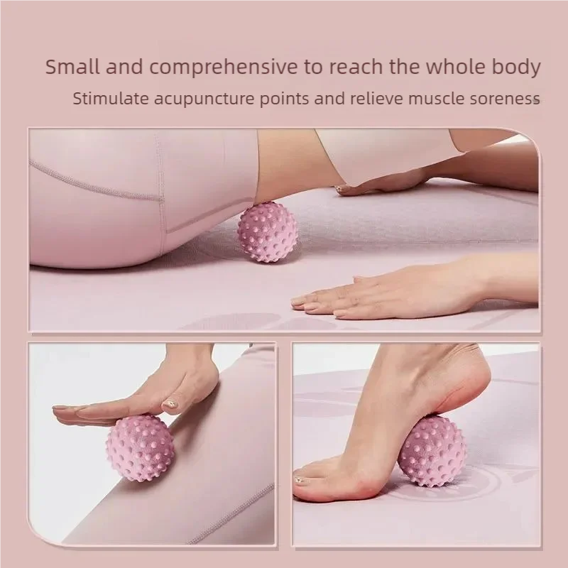 Massage Ball Foot Fascia Ball Hard Solid Massage Ball Yoga Muscle Relaxation Acupoint Rolling Ball Hand Foot Leg Massager