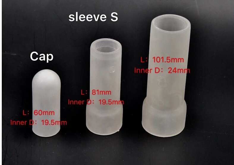 Vacuum Sex Toy, Penis Sleeve, Penis Pump, Penis Enlargement Silicone Penis Sleeves S/M/L Vacuum Cup Extender Clamping Kit For Penis Enlargement/ Extender/Stretcher Replacement