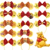 2025 Disney Winnie The Pooh Ears Headband 5"Sequin Bow Hairband For Girls Boys Festival Party DIY Hair Accessories Gift Boutique