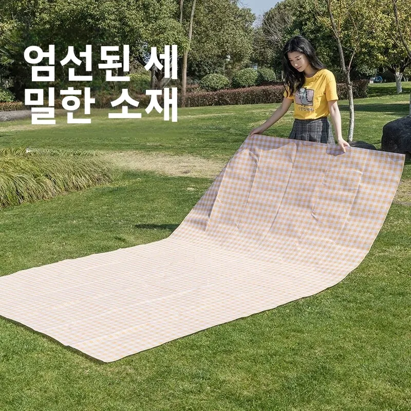 두꺼운 방수 피크닉 매트 캠핑 텐트 바닥 매트 야외 바베큐 캠핑 비치 텐트 바닥 매트 봄 나들이 시트 쿠션
