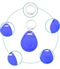 10pcs em4305 t5577 RFID 125khz Key Keyfobs Copy Rewritable Writable Rewrite Duplicate Tag Proximity ID Token Ring rfid cloner 5