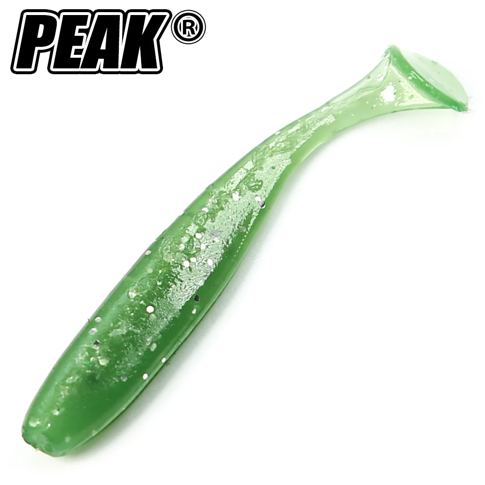 

PEAK 50 мм, 70 мм, легкая внутренняя рыболовная искусственная двухцветная силиконовая приманка