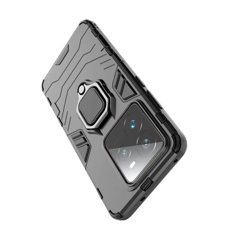 Shockproof Armor Protective Case with Magnetic Ring Stand
