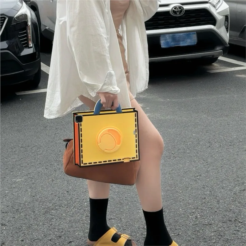 Stylish Handheld Bag Tablet Case with Pen Holder