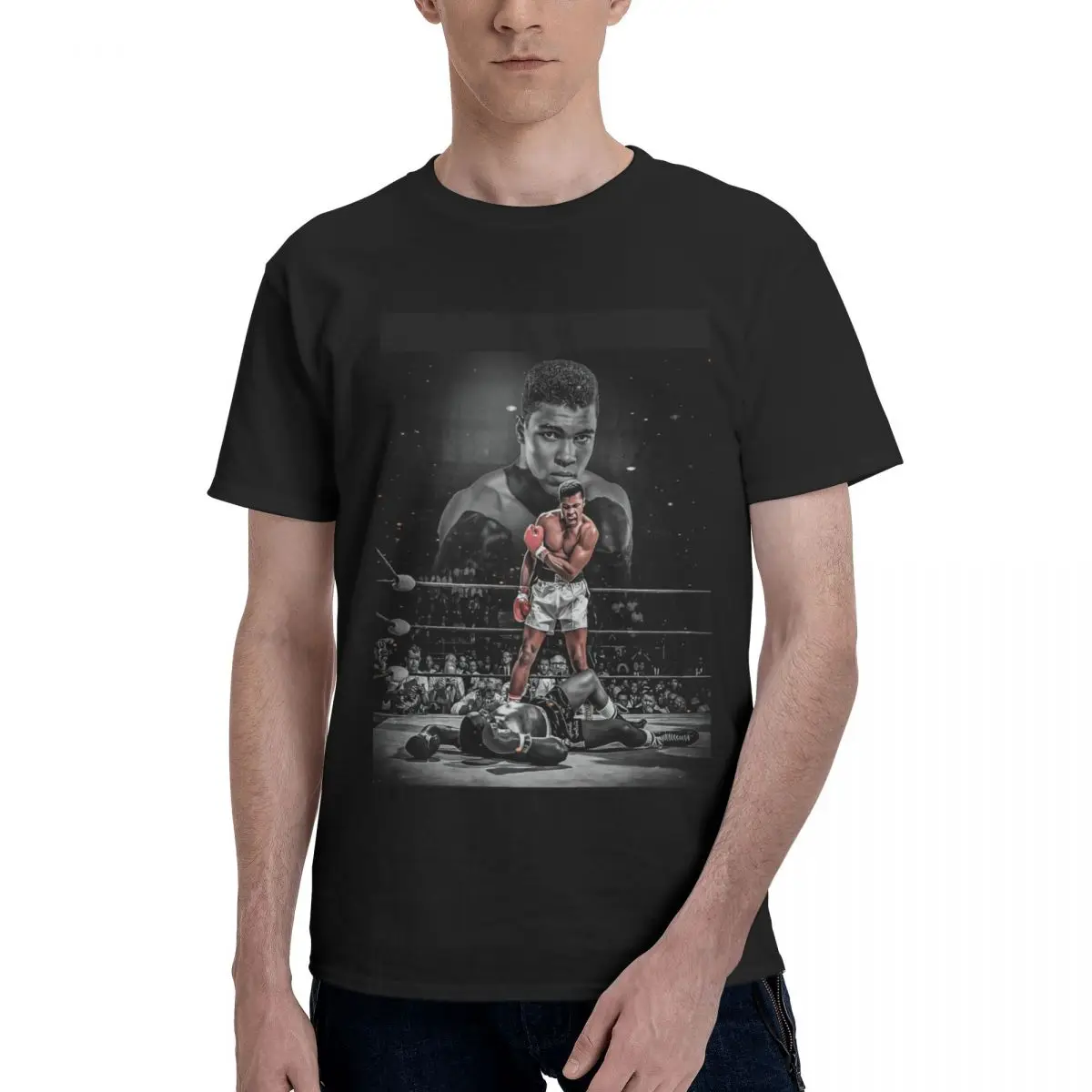 T-shirt De Boxe Chris Arreola Vs Tomasz Adamek - Noir Taille XL - Neuf Sans étiquette
