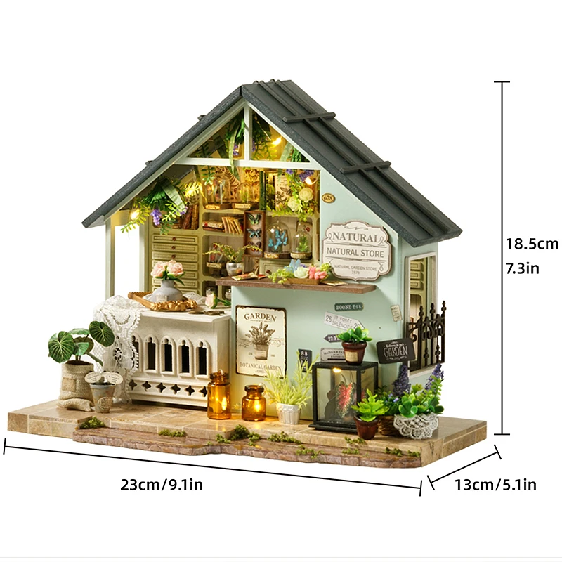 DIY Mini Doll House 3D Puzzle House Assembly Building Model Kit