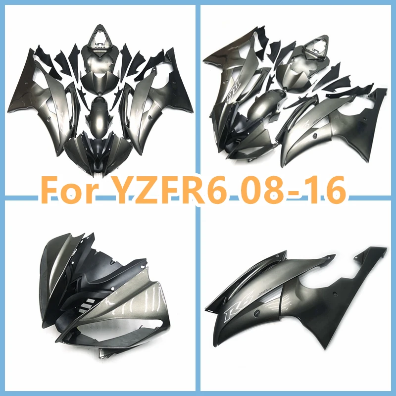 

Комплект обтекателей из АБС-пластика для YAMAHA 2012 2013 2014 2015 2016 YZFR6 2008 2009 2010 годов, комплект обтекателей, 2011 подходит для инъекций, матовый черный