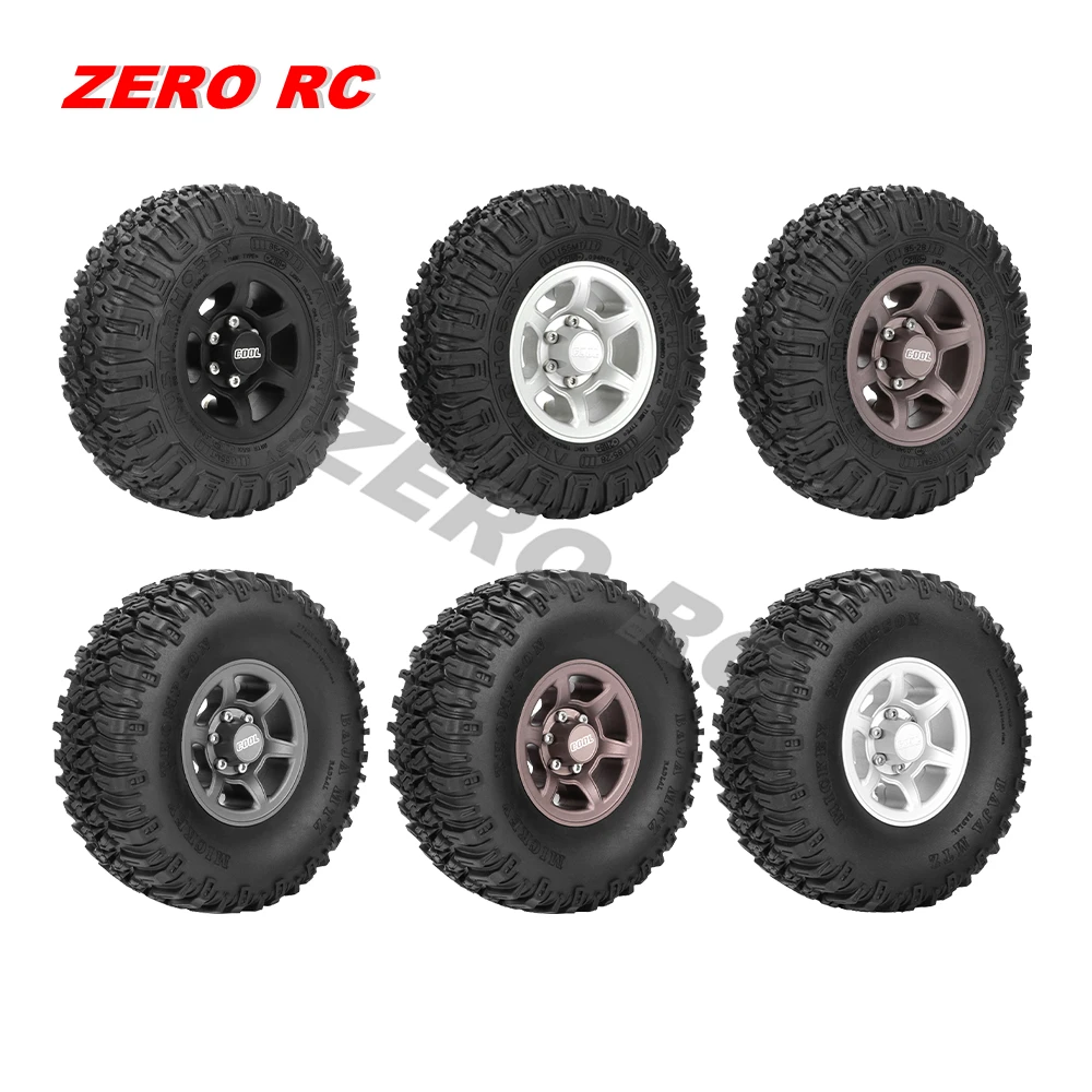 RampCrab Super Roues 40,6mm En Fibre Carbone Beadlock – Compatible SCX24, TRX4M, FCX24 – Style C