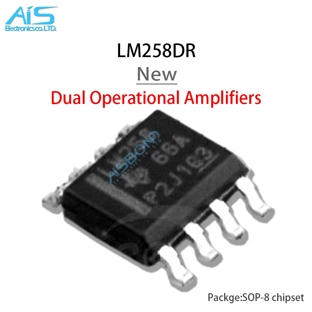 

10Pcs/Lot New LM258DR LM258 DR 258DR SOP-8 Standard Dual Operational Amplifiers IC