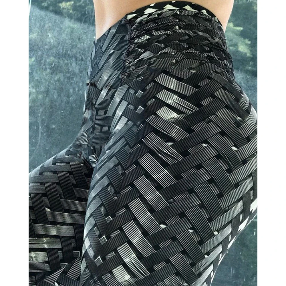 Рисунок 2 - Трикотажные женские штаны для йоги с цифровым принтом