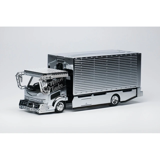MT In Stock 1:64 Japanese Wing Custom Truck Dekotora Alloy Diorama 