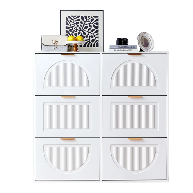 Modern Shoe Cabinet with 6 flap compartments Modern Shoe Cabinet with 6 flap compartments