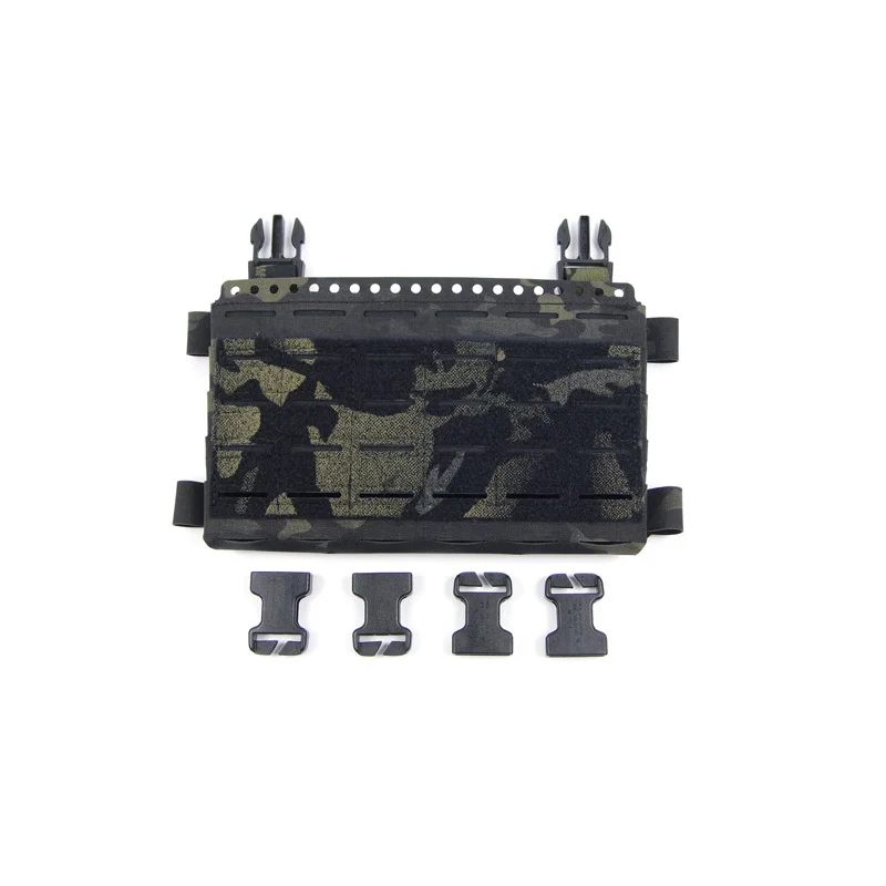 Tactical Raiders Mk5 Chest Rig Plate Carrier Chassis Panel Pouch Conforme A Nir Black Camo Mcbk Tr033